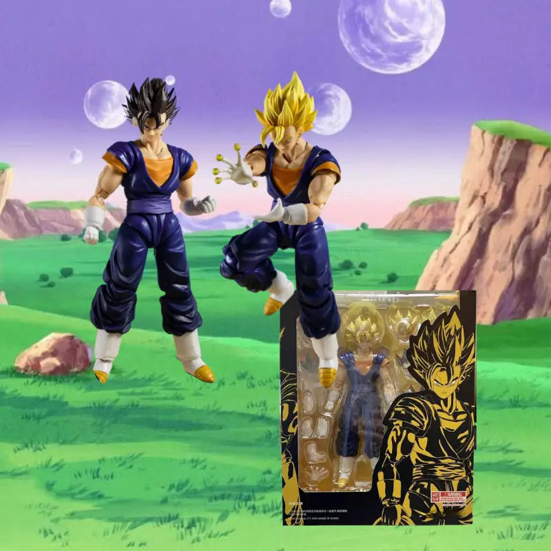 18cm Vegito Anime Fusion Warrior Articulated PVC Action Figure Statue Desktop Decoration Gift