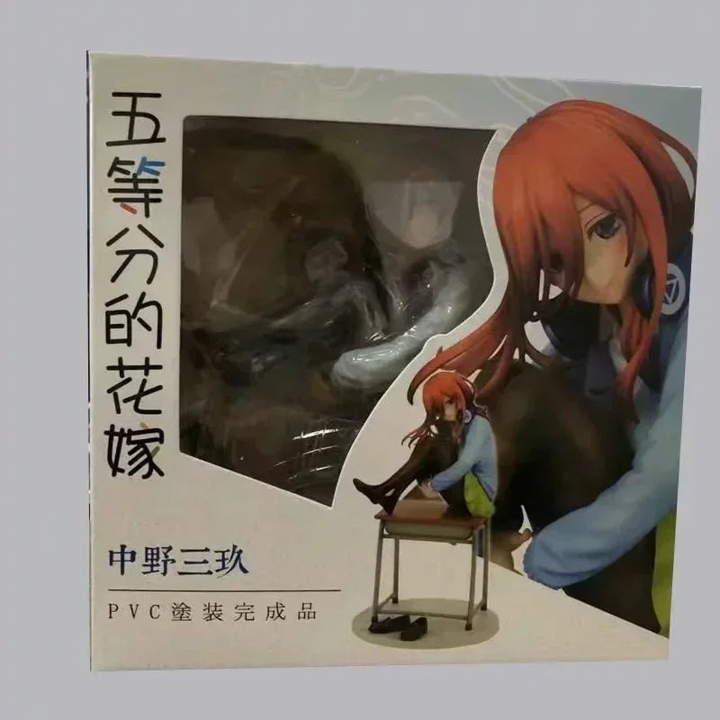 26cm The Quintessential Quintuplets Anime Girl Figure Miku Nakano Action Figure Ichika/Nino Nakano Figurine Model Doll Toys Gift