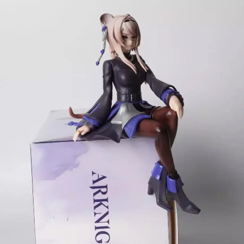Original bandai Noodle Stopper Figure Arknights Lin Anime Action Figures Model Toy Action Figurine PVC Toys Toys Collection