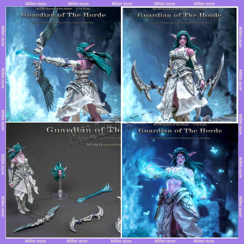 Mithril Studio 08 Wächter der Horde Nr.O7 Elune Königin des Mondes Anime Modell Spielzeug für Jungen Geschenke Originalverpackung
