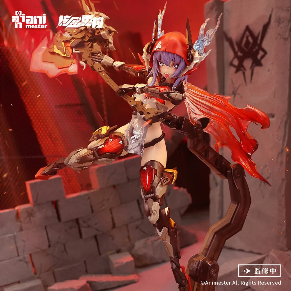 Animester Mecha Girl Action Figure Nuclear Gold Reconstruction Thunder Task Force Babella Articulated Joints Flexible PVC Body
