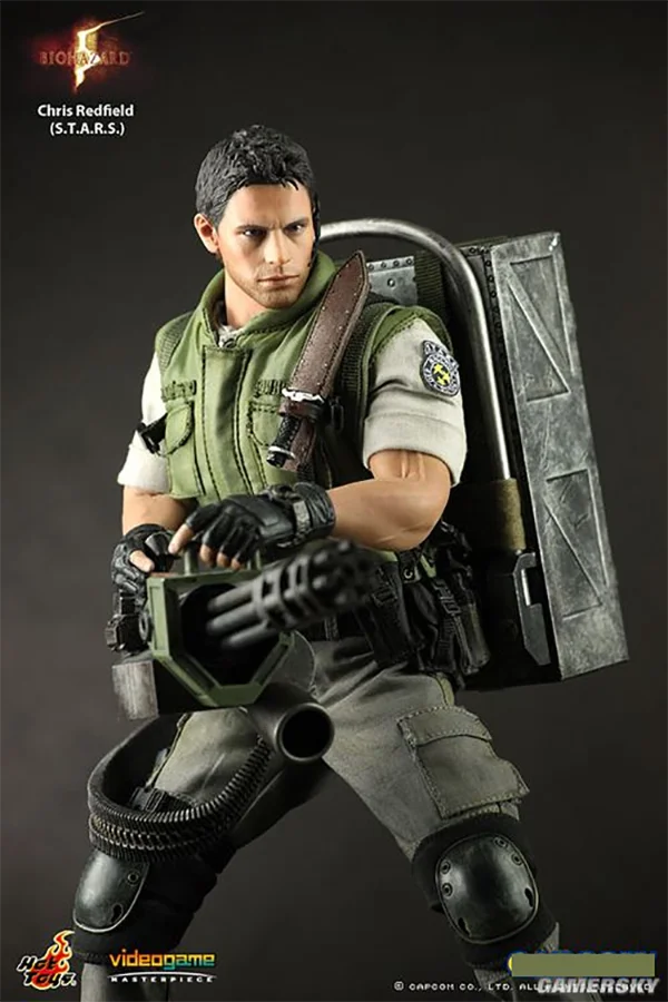 Original Resident Evil protagonist Chris Redfield 1/6 S.T.A.R.S 2.0 Action Figure Model Toys 12 inch collectible ornament gift