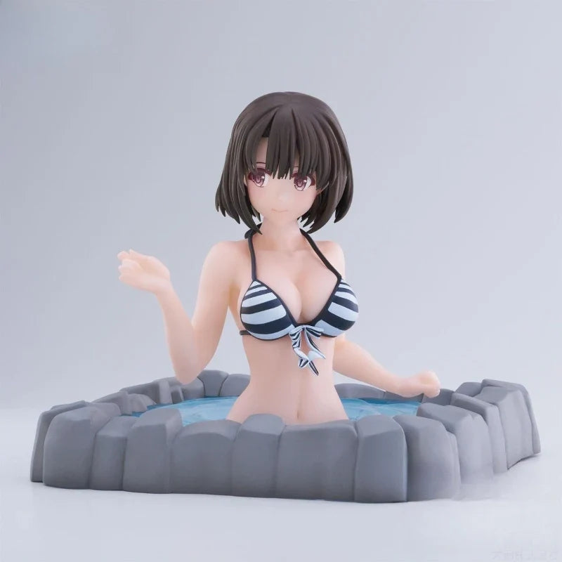 In Stock Genuine SEGA Saenai Heroine No Sodatekata Fine Kato Megumi Thermae Yu~topia Anime Figure Garage Kit Anime Cartoon