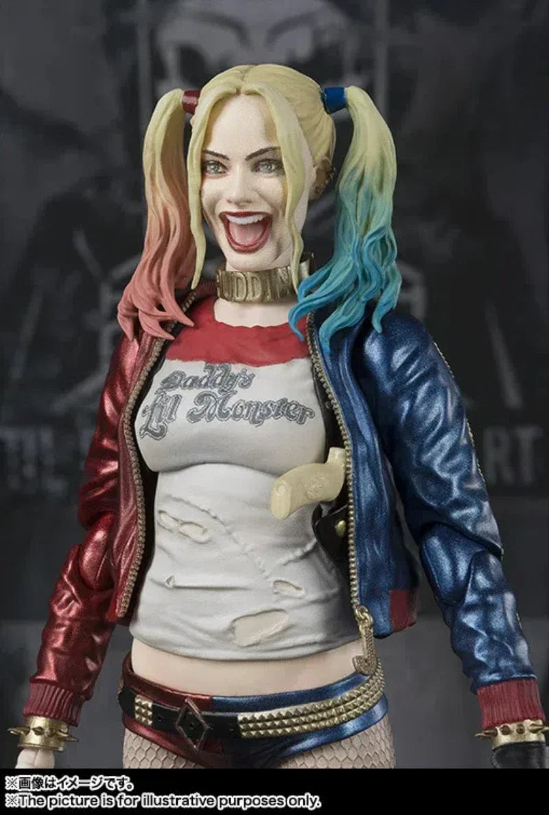 Anime Movie Suicide Squad Harley Quinn Joint mobility Action Figures PVC Model Statue Toys doll Desk Decor Gifts boxed