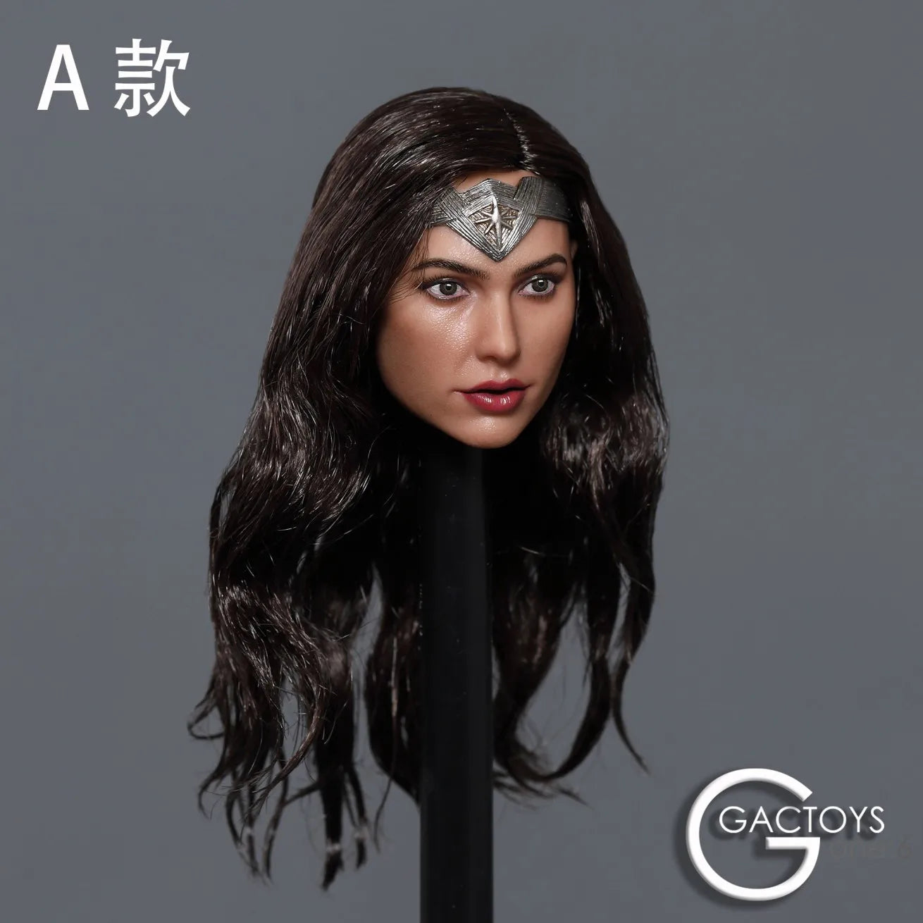 GACTOYS GC037 1/6 Wonder Girl Head Sculpt Gal Gadot Planted Hair Head Carving Fit 12'' Female Action Figure Body HobbyCollection