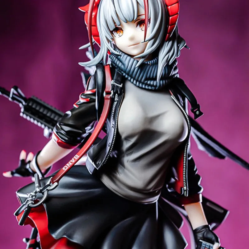 26cm Arknights Anime Game Figure W Armed Beautiful Girls Peripherals Kawaii Manga Figures Collection Model Dolls Kids Toys Gift
