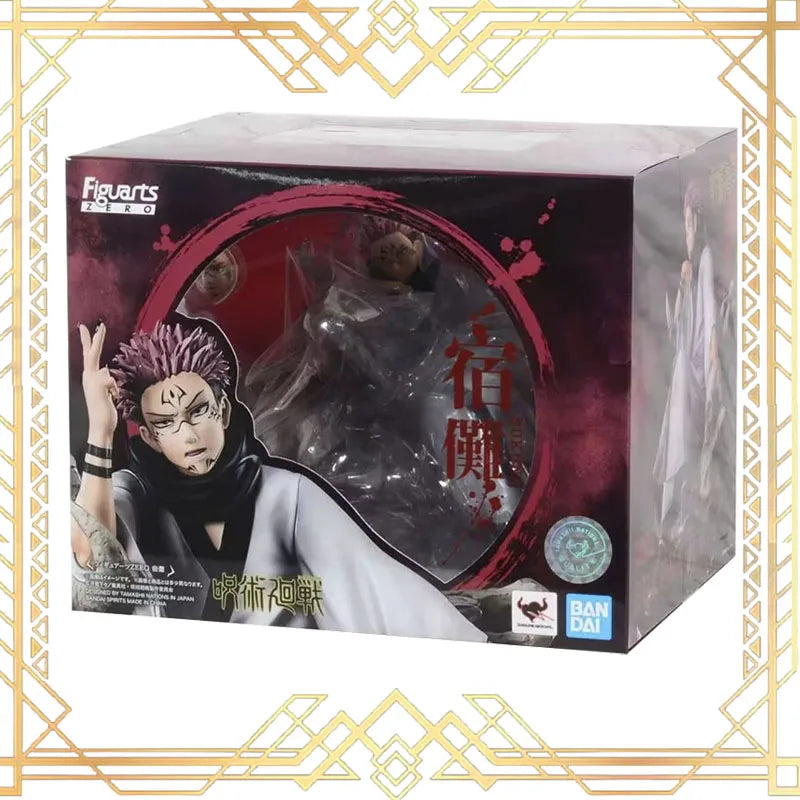 Bandai Original Box Figuarts Zero Jujutsu Kaisen Ryomen Sukuna Anime Action Figure Finished Model Kit Toy Gift Kids