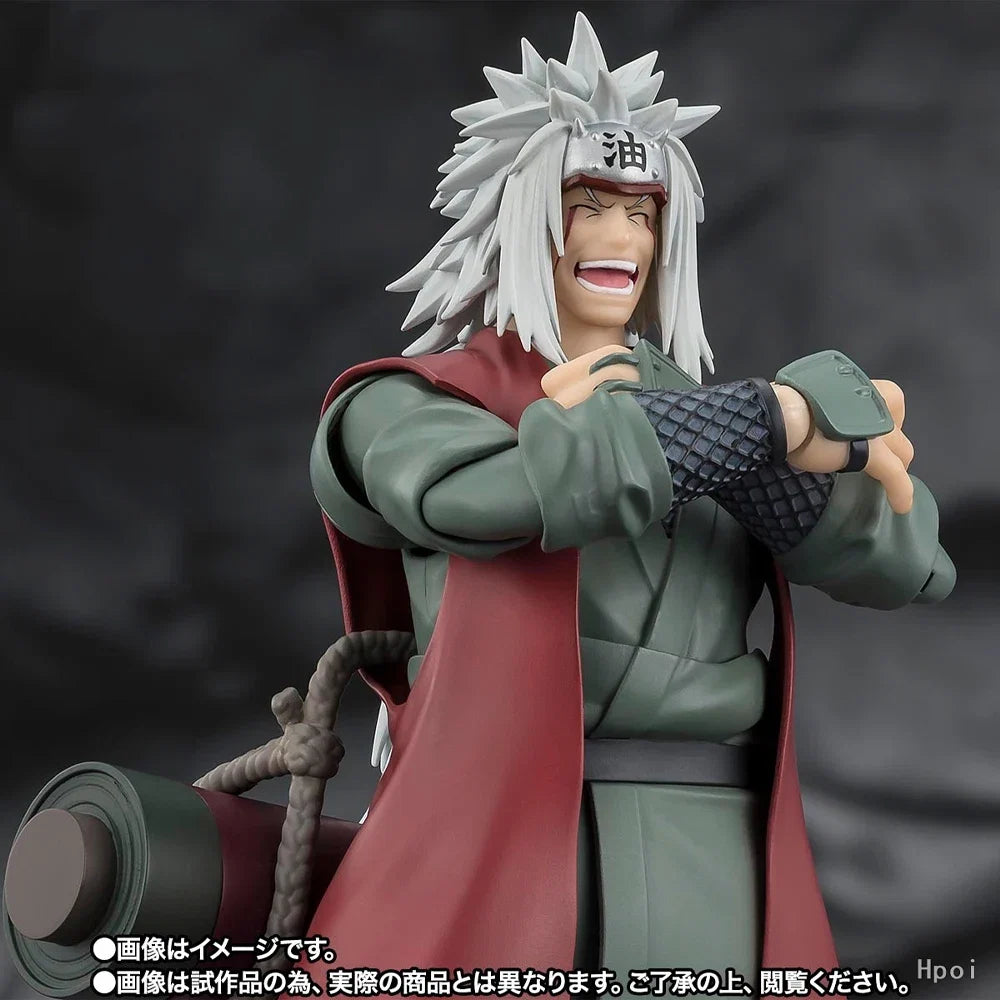 100% Authentic In Stock Original Bandai S.H.Figuarts Shf Naruto Shippuden Jiraiya Anime Action Figure Collection Model Toy