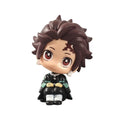 8/9cm Anime Cute Q Versão Demon Slayer Action Figure Sentada Tanjiro Kamado Nezuko PVC Action Model Kid Toy Gift