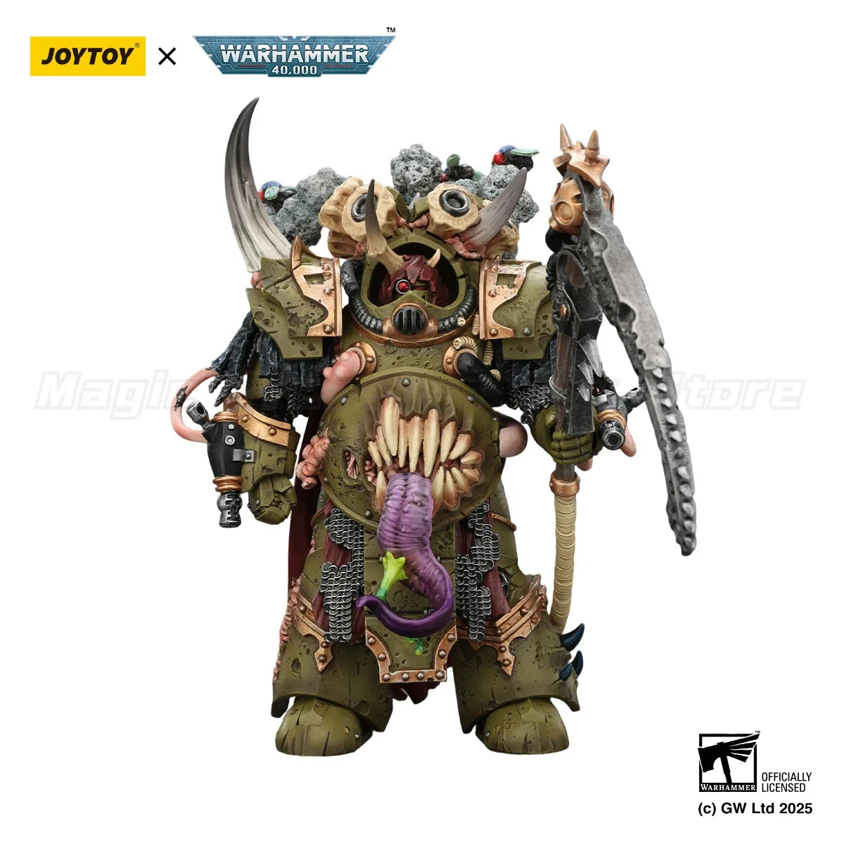 【In stockJOYTOY 1/18 Action Figure Warhammer 40K Death Guard Deathshroud Terminator ChampionToy Gift