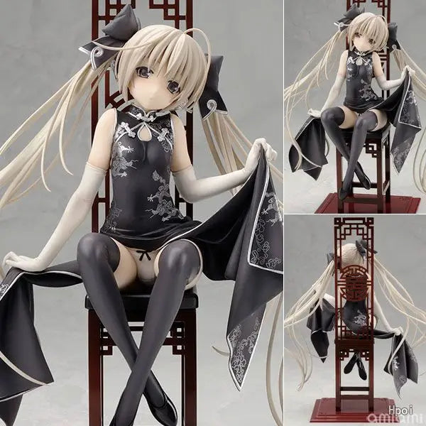 Original in Stock Alter Kasugano Sora Black Cheongsam 1/7 Figures Model Toys Gifts Collection Ornaments