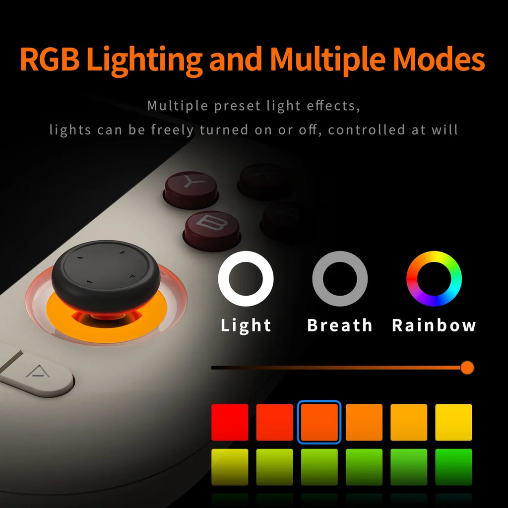 MANGMI AIR X Handheld Game Console Qualcomm Snapdragon 662 5.5'' Touchscreen Android 14 Active Cooling Fan 15W Fast Charging RGB