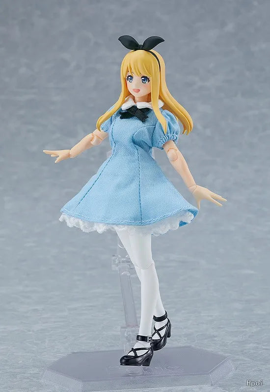 In Stock Original Max Factory Figma#598 Alice Anime Figure Model Toy Gift Collection