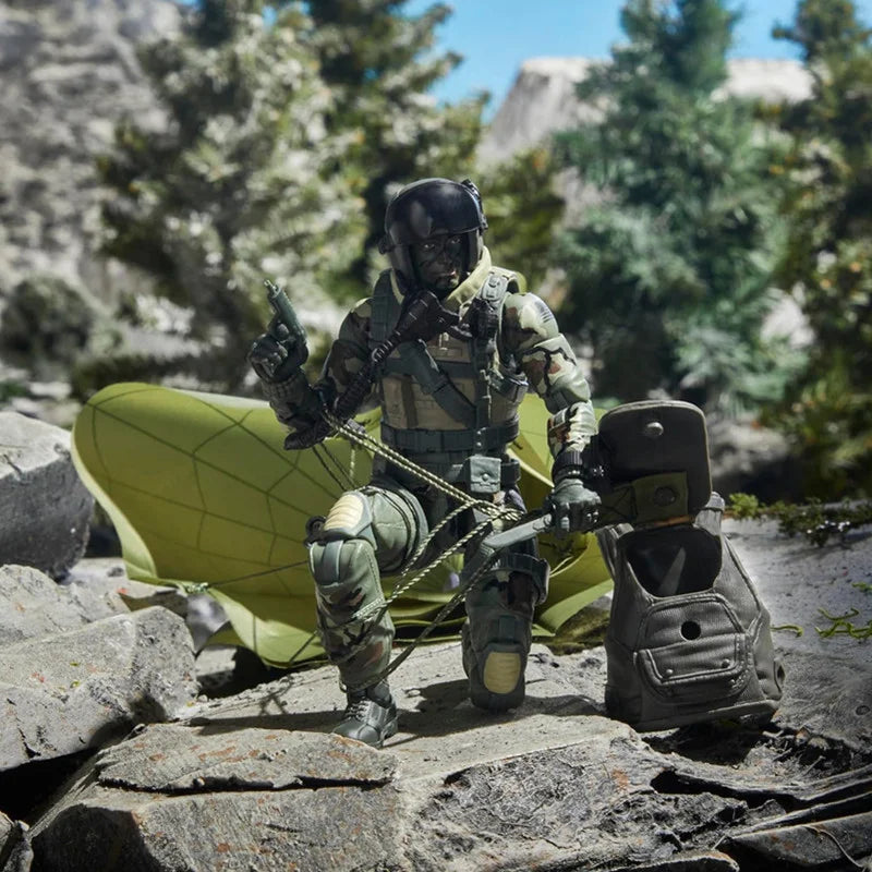 Limited Edition in Stock G.I JOE Special Forces Airborne Paratrooper 60th Anniversary 6inch Action Figure Model Best Collectible