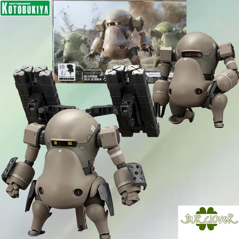 KOTOBUKIYA Original JGSDF Type 06 Tank Roku Custom Ver  Anime Action Figure Assembly Model Toys Collectible Model Ornaments Gift