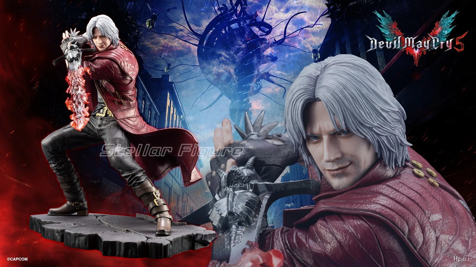 【SF】In Stock Original Kotobukiya ARTFX J Devil May Cry 5 Dante 1/8 Scale Figures Collection Anime Gift