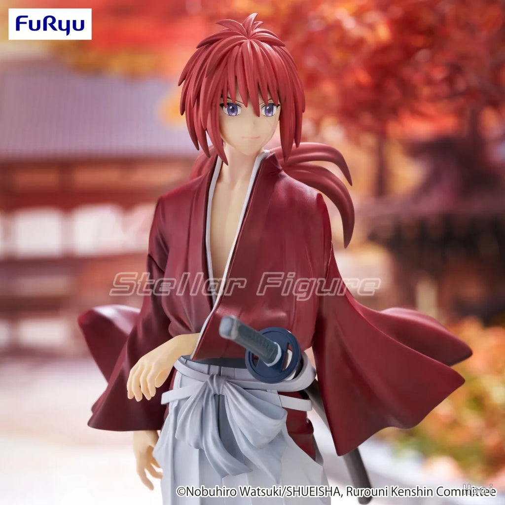 【SF】In Stock Original  Rurouni Kenshin Himura Kenshin Figures Anime Models Toys