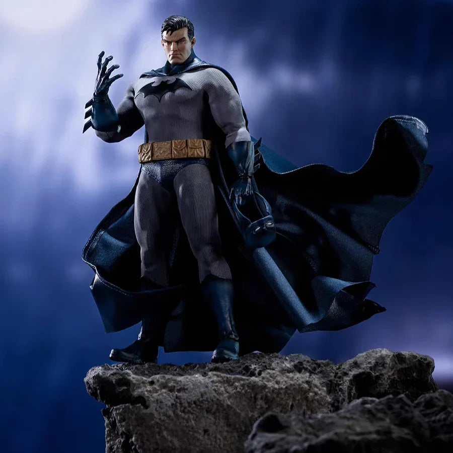 New Genuine Gong Dc Silence Batman Cloth Outfit Action Figures Batman Anime Figure 3d Batman Collectible Movable Model Toy Gift