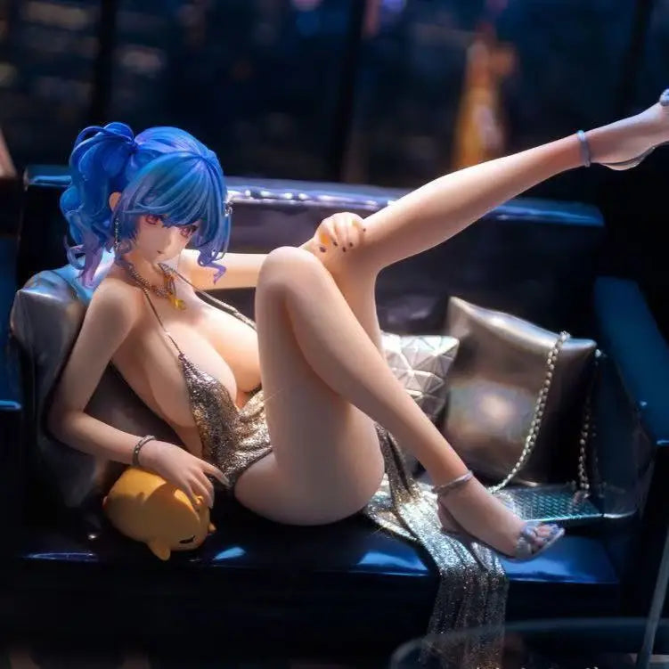 16cm Azur Lane St Luxurious Sofa Ver Girl Figure Pvc Anime Sexy Full Dress Girl Action Toy Adults Collection Model Doll Gift