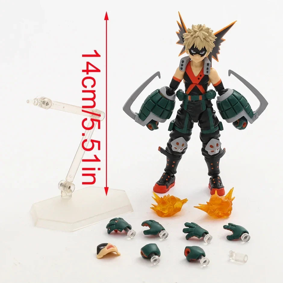 Figma Katsuki Bakugo 443 Midoriya Izuku 323 Action Figure Figurine Collection Model Toy