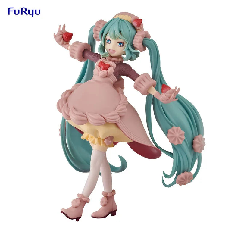 In Stock FuRyu SEGA TAiTO Hatsune Miku PVC Series Hatsune Miku Doll 14-18CM Anime Action Figures Model Collection Toy