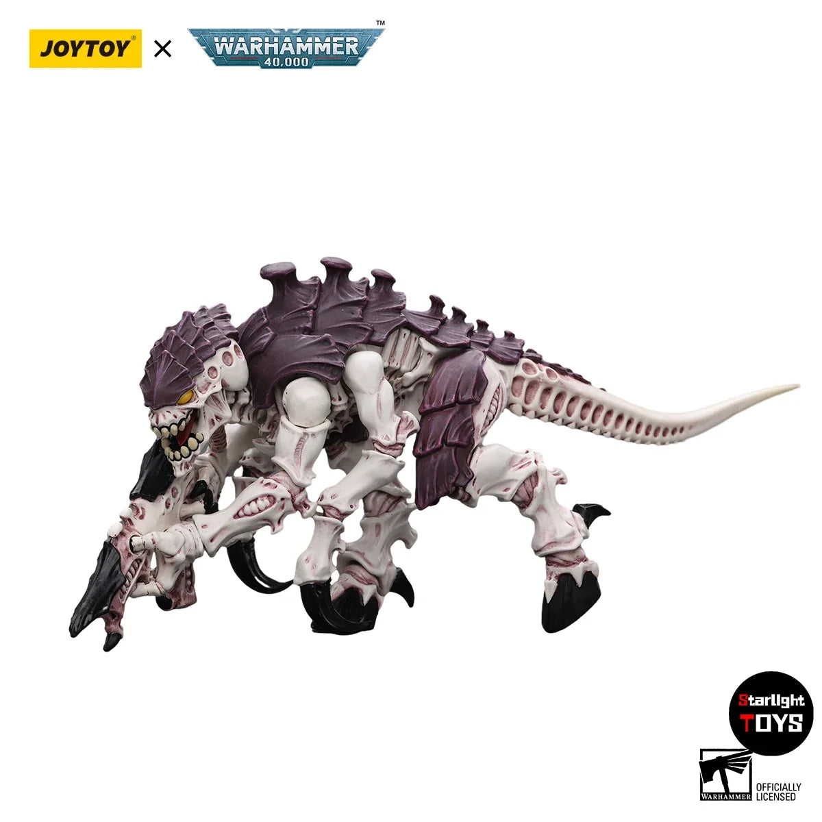 JOYTOY 1/18 Action Figure Warhammer 40K Tyranids Hive Fleet Leviathan Termagant with Fleshborer Model Toy Gifts