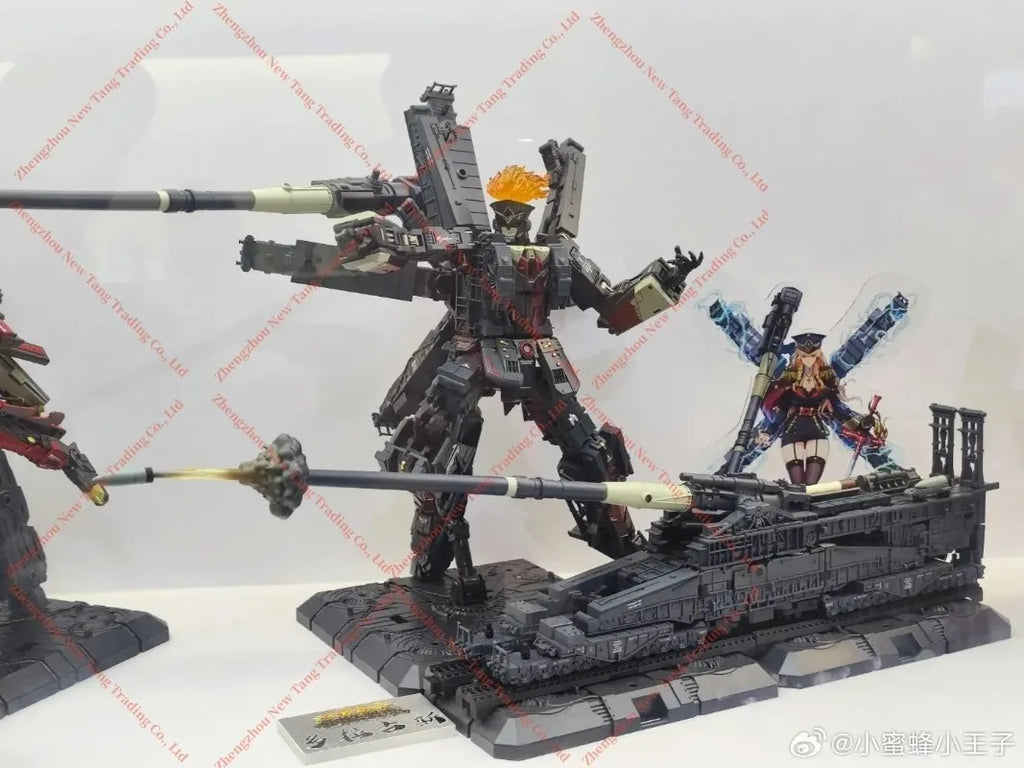 In Stock TOYSEASY YW2202 Xing Tian JS-02 YW2203 Zhu Rong JS-04 Minɡ He Alloy Warship Transformation Action Figures Collection