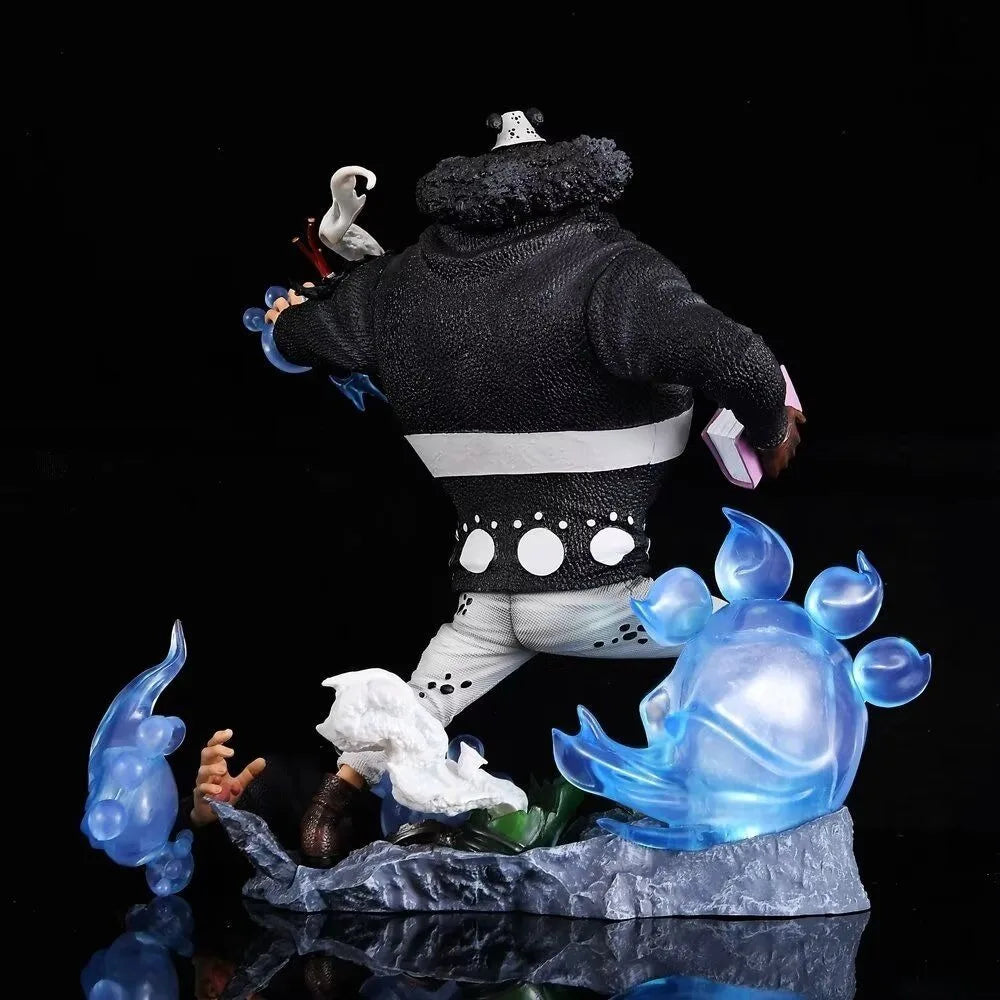 One Piece Tyrant Bartholomew Kuma Figure With Interchangeable Hands Anime Statue Model Warlord Collectible Gift