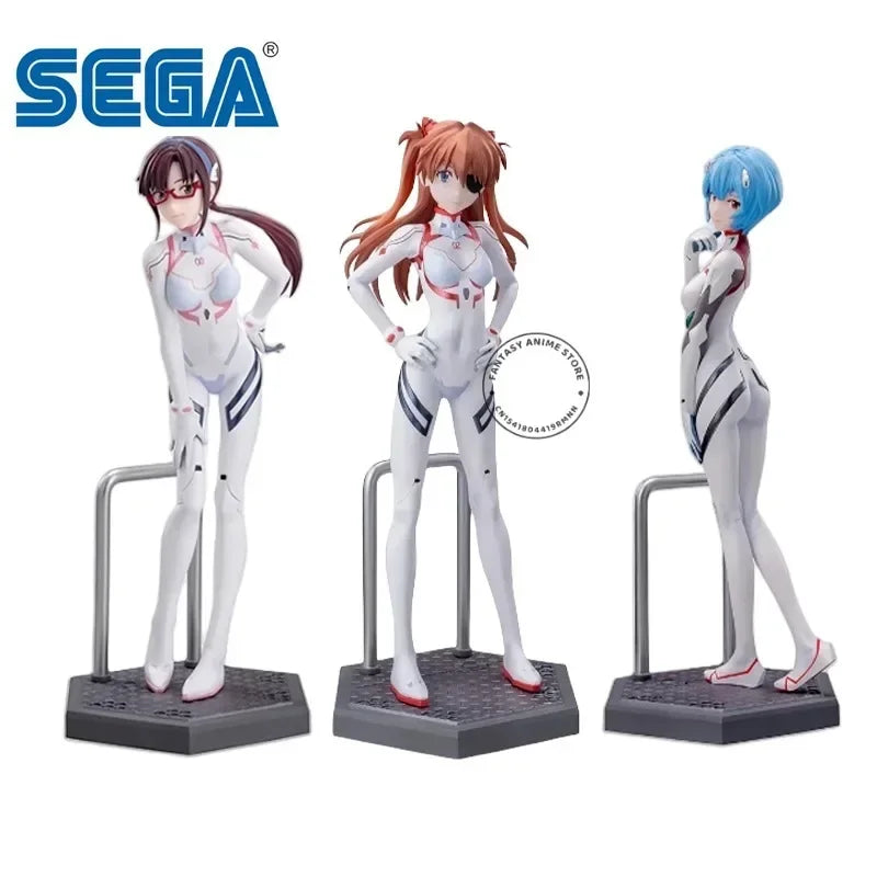 SEGA Original Rebuild of Evangelion Anime Figure Luminasta Asuka Langley Soryu Ayanami Rei Action Figure Toys for Kids Gift