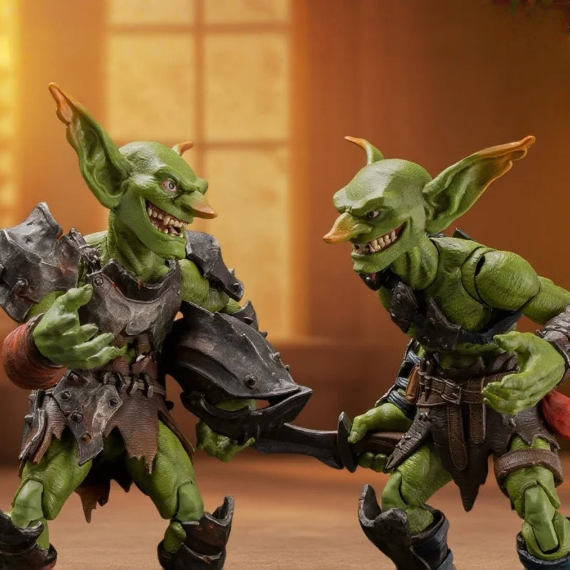 Vorverkauf Metytoyz Goblin Adventure Team Krieger Actionfigur Sammlerstück mit beweglichen Gelenken Trendiges World of Warcraft Spiel