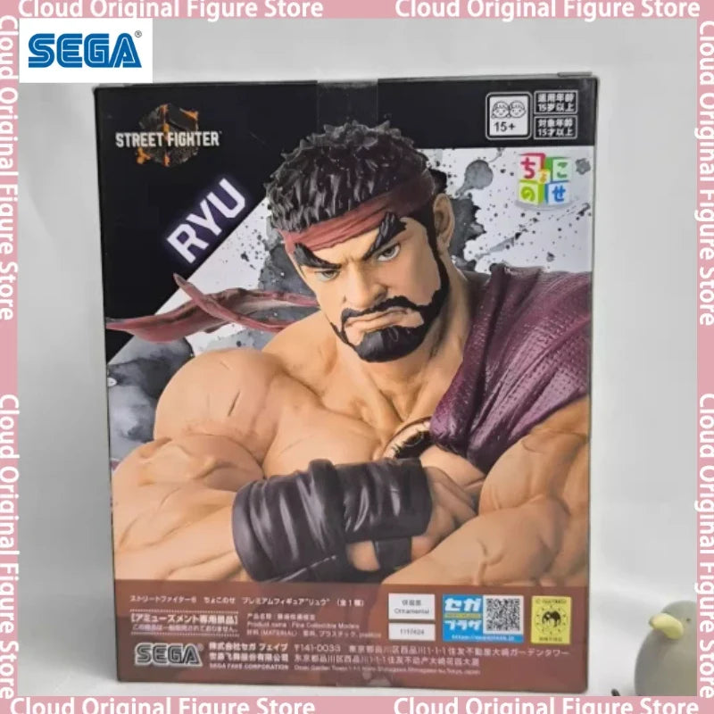 In Stock 100% Original SEGA Street Fighter 6 Ryu Hoshi SF Anime Figure Toys PVC Model Collection Noodle Stopper Action Doll Gift