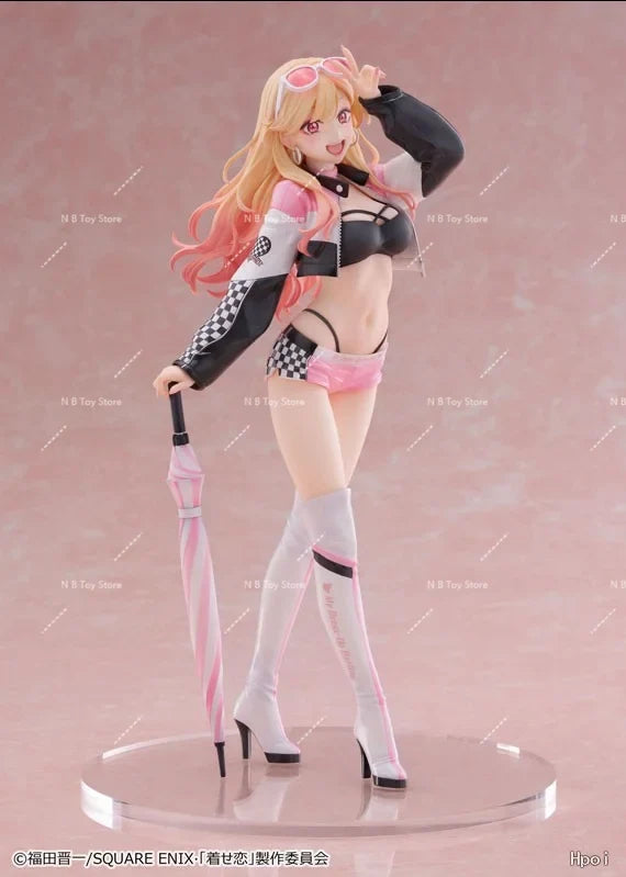 Original ANIPLEX My Dress-Up Darling 23cm Marin Kitakawa Racing Girl Collection of Action Figures Model Birthday Gifts Statuette