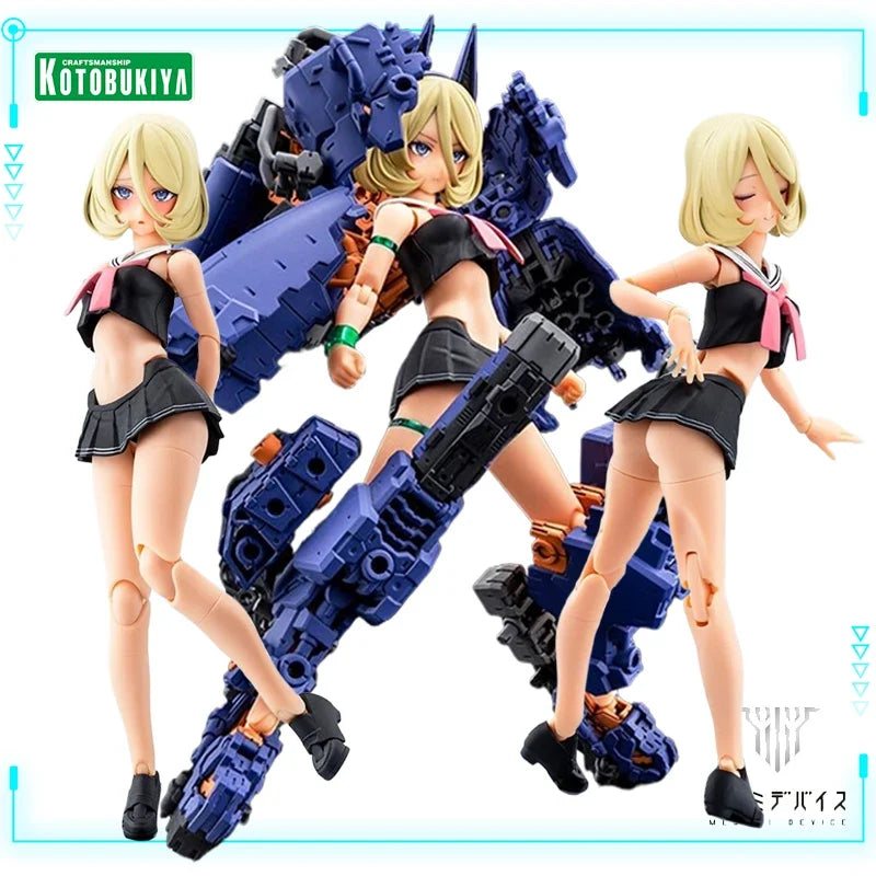 Kotobukiya Original Genuine Megami Device Buster Doll Tank 1/1 Midnight Fang Mobile Suit Girl Assembly Model Toys Action Figures