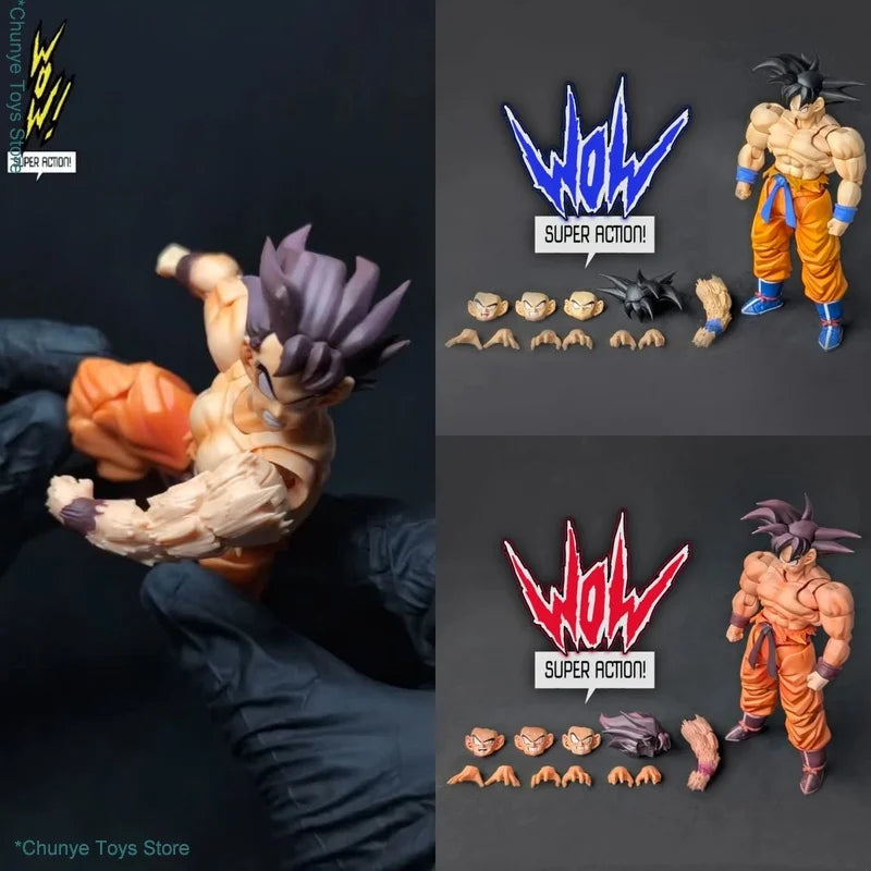 Wow Studio Dragon Ball Z Son Goku Vegeta Action Figures - Legendary Super Saiyan Anime Figurine Model Toys Gifts for Collectors