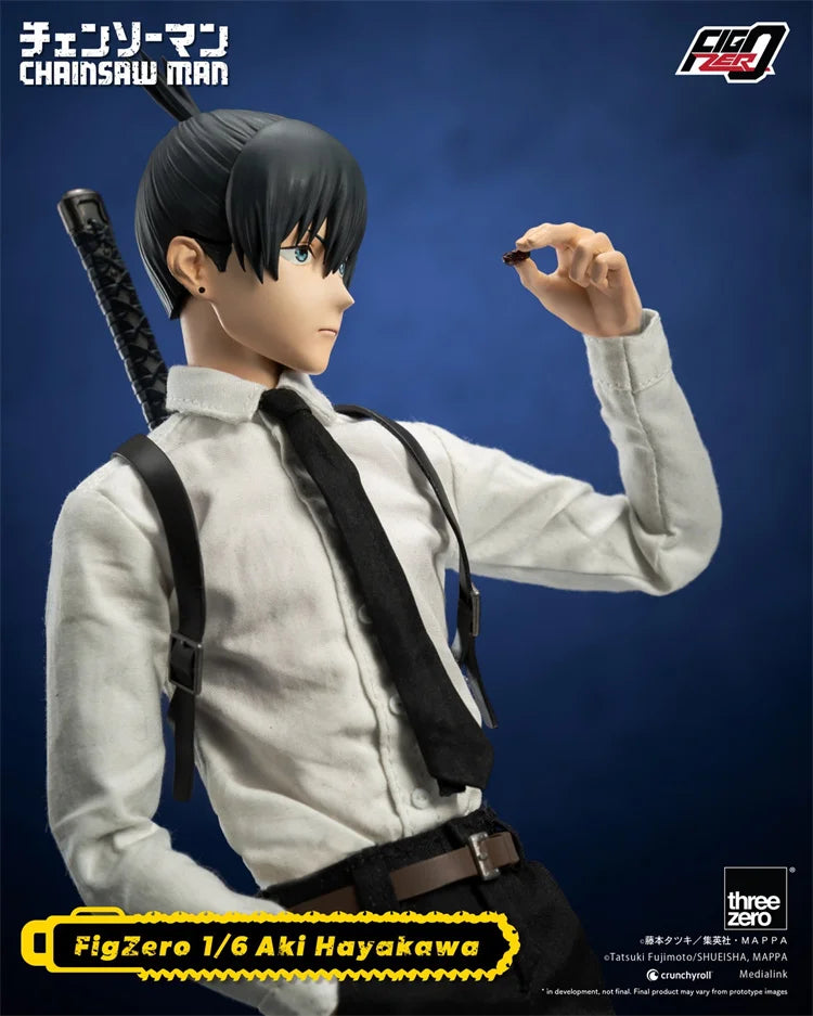 In Stock Threezer 3Z04670M0 1/6 Scale Male Soldier Chainsaw Man Hayakawa Aki Gun Demon Model Full Set 12in Action Figures Body