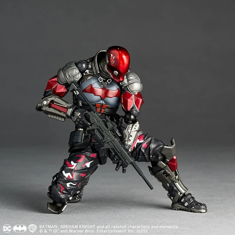 Original Kaiyodo Revoltech Amazing Yamaguchi Batman Arkham Knight Ver 1.5 In Stock Anime Action Collection Figures Model Toys