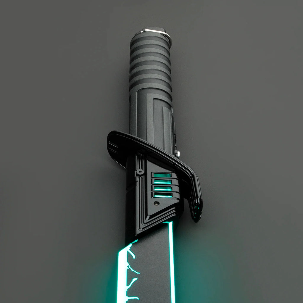 DamienSaber Dark Saber Xeno3.0 Pixel Sensitive Smooth Swing Lightsaber Heavy Dueling Metal Handle with Bluetooth Laser Sword