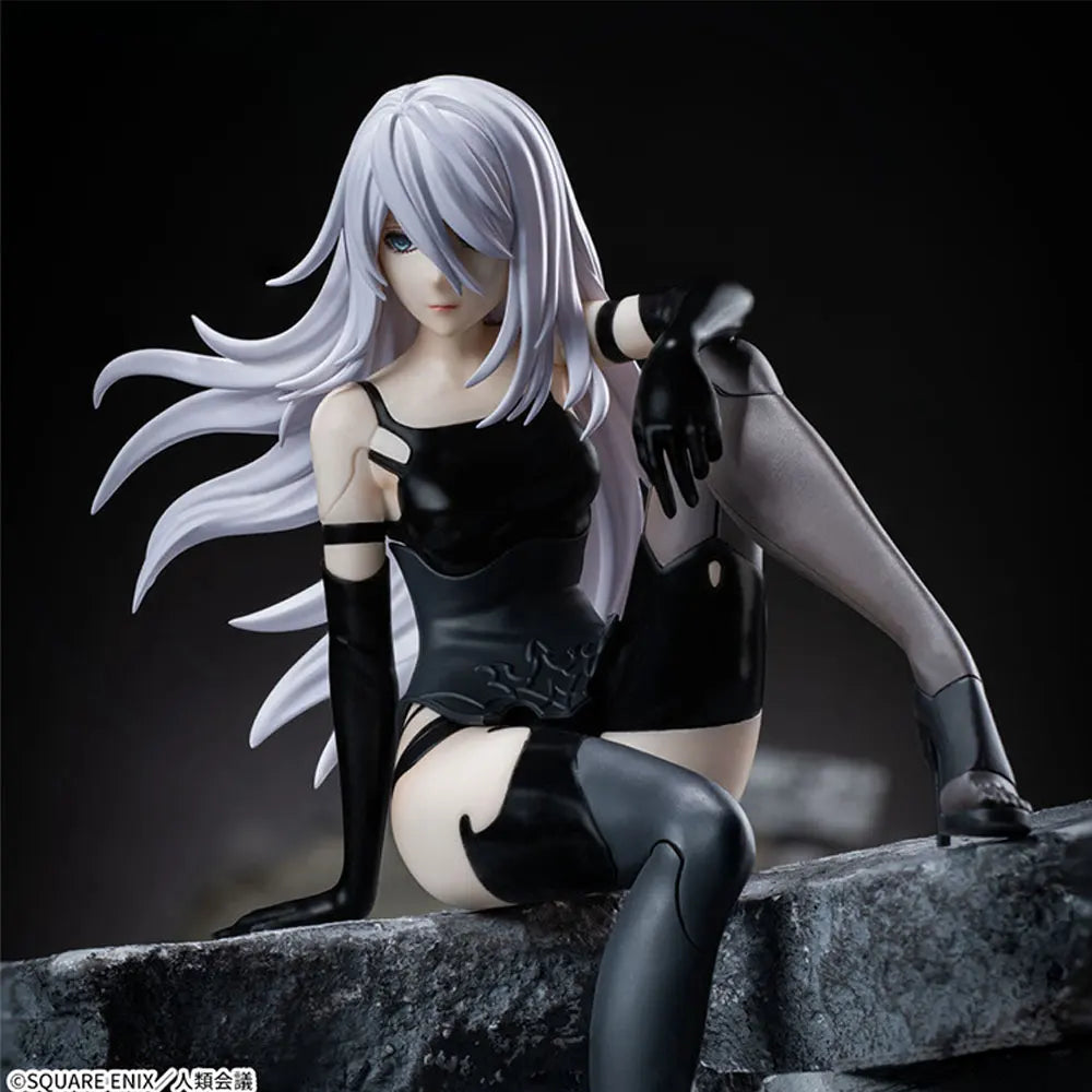 15CM Anime NieR:Automata Figure A2 Seated Instant Noodle Press Anime Model Toy Gift Collection Decorative Ornament PVC