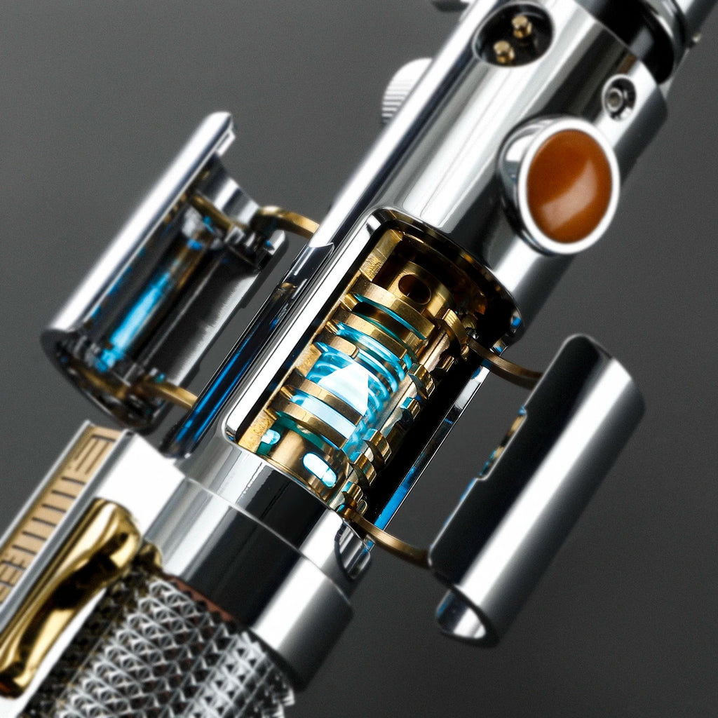 DamienSaber Anakin EP3 Lightsaber Xeno3.0 Sensitive Pixel Smooth Swing Light Saber Heavy Dueling Metal Hilt with Bluetooth