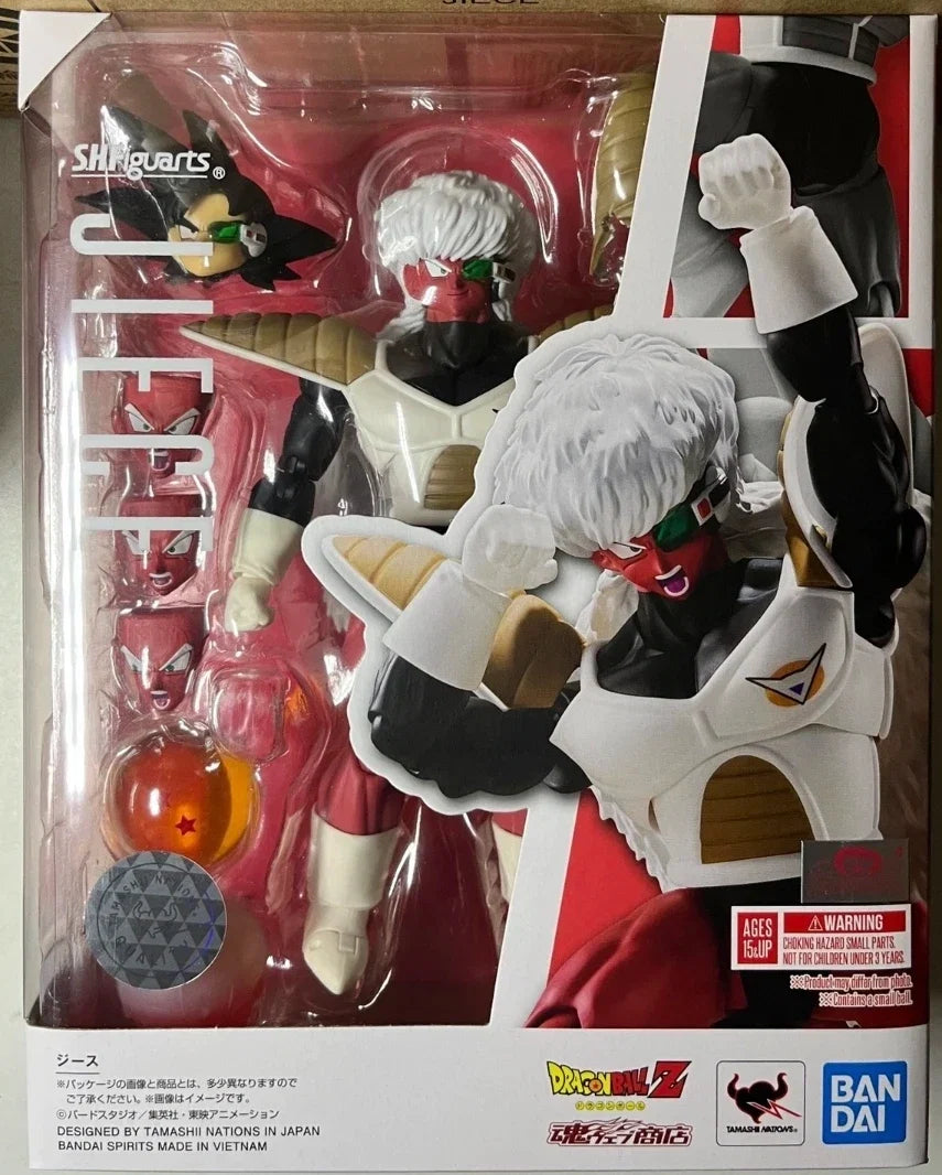 Genuine BANDAI S.H.Figuarts DRAGON BALL Ginyu Force JIECE 14cm PVC Action Figure Model Original Collector Figurine Toy Gift