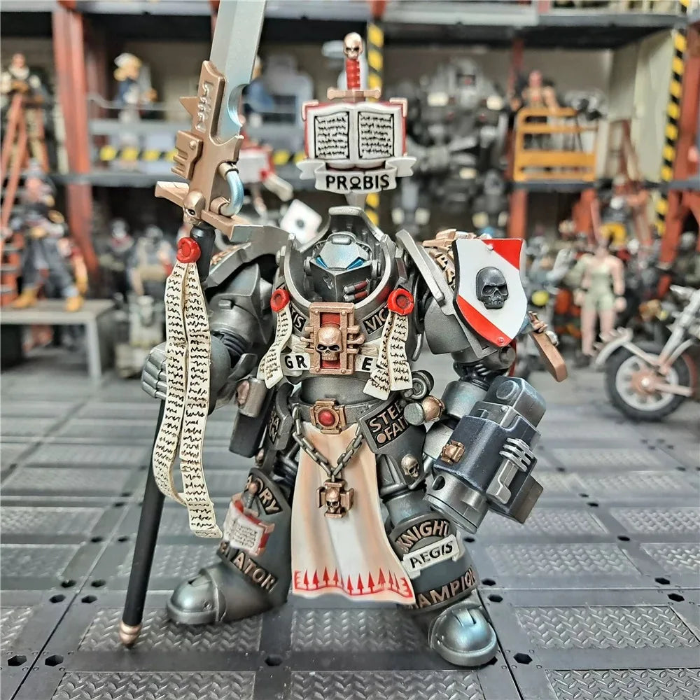 【In Stock】JOYTOY Warhammer 40K Grey Knights Terminator Jaric Thule Model Toys Gift Collection Ornaments 1/18 Action Figures