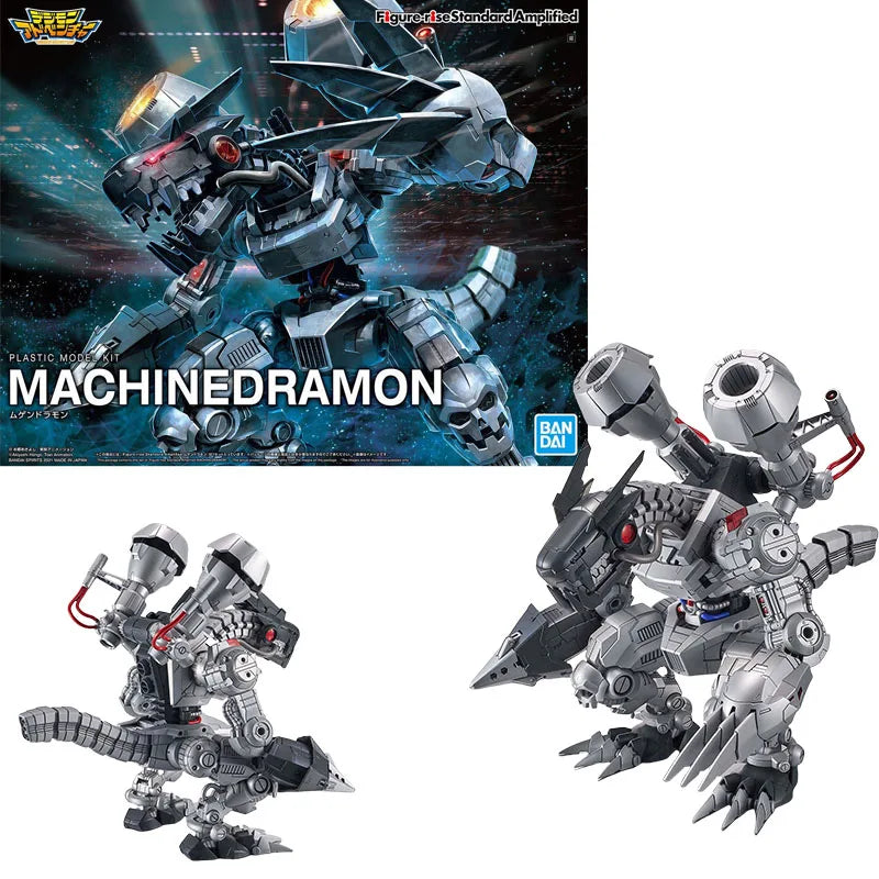 Bandai Genuine FRS Digimon Adventure Metal Garurumon War Greymon Omegamon X-Antibody Anime Action Figure Assembly Model Toy Gift