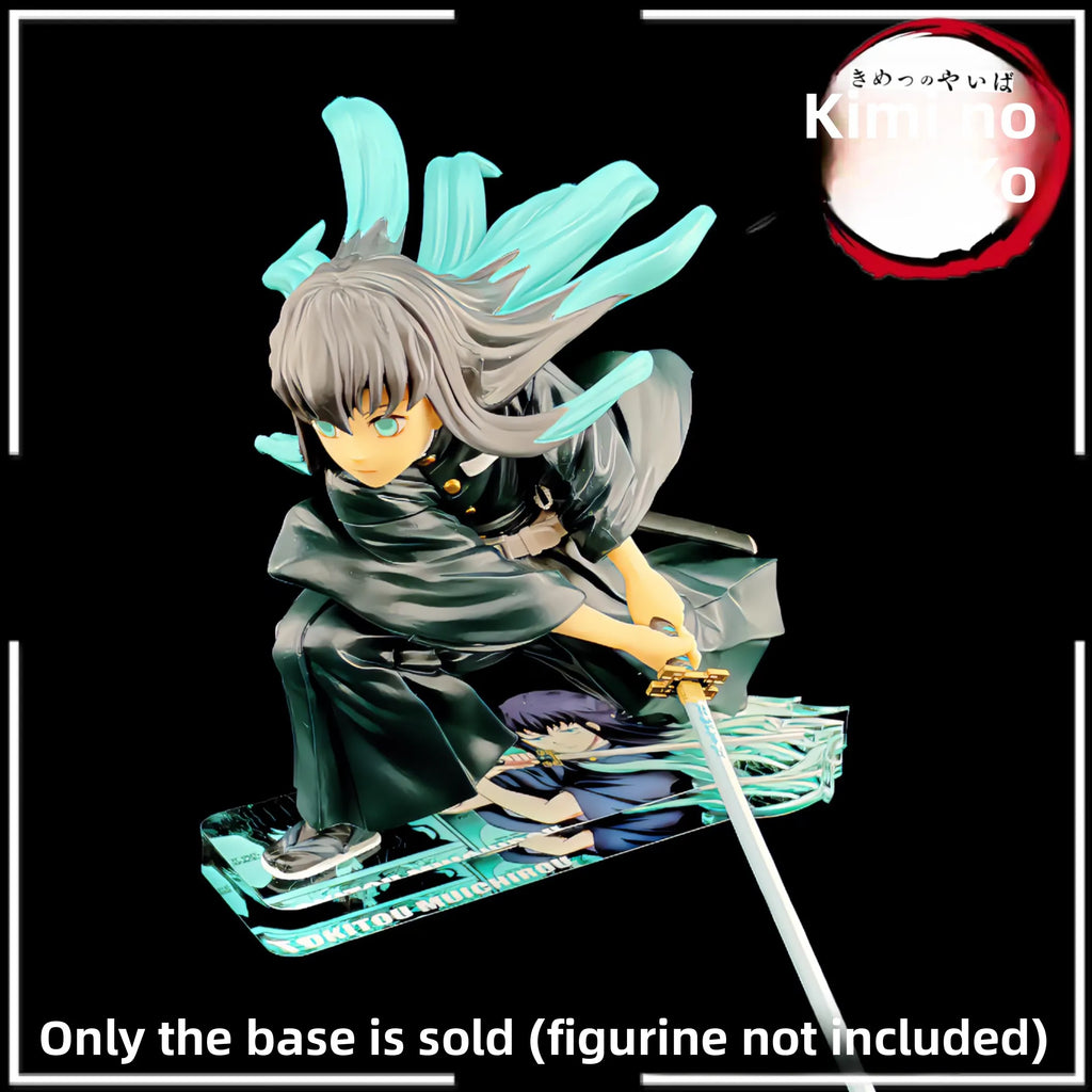 Acrylic Base Stand for Ghost Slayer Blade Eyeglasses VS Cherry Column VS Tsurui inobu Citrus Peel Model Toy Collectible
