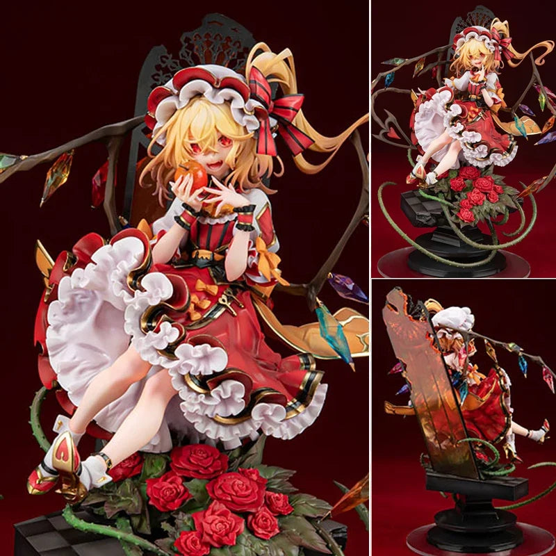 32cm Touhou Project Flandre Scarlet Anime Girl Figure Alter Remilia Scarlet Action Figure Sakuya Izayoi Figurine Model Doll Toys