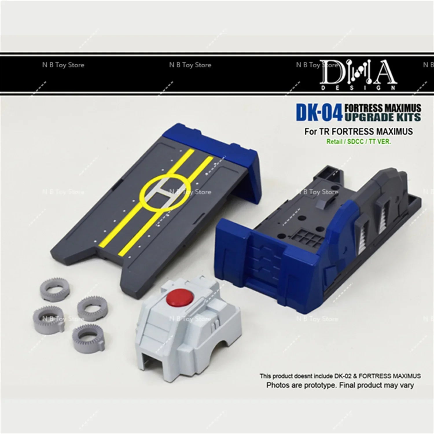 【In Stock】 DNA Design DNA DK-02 DK-04 Update Kits for Fortress Maximus Action Figures Accessories