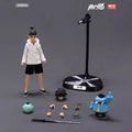 Gong Scissor Seven Action Figure Original Collectible Model Movable Joint Cloth Gown Set Desktop Decoration Toy Display Gift