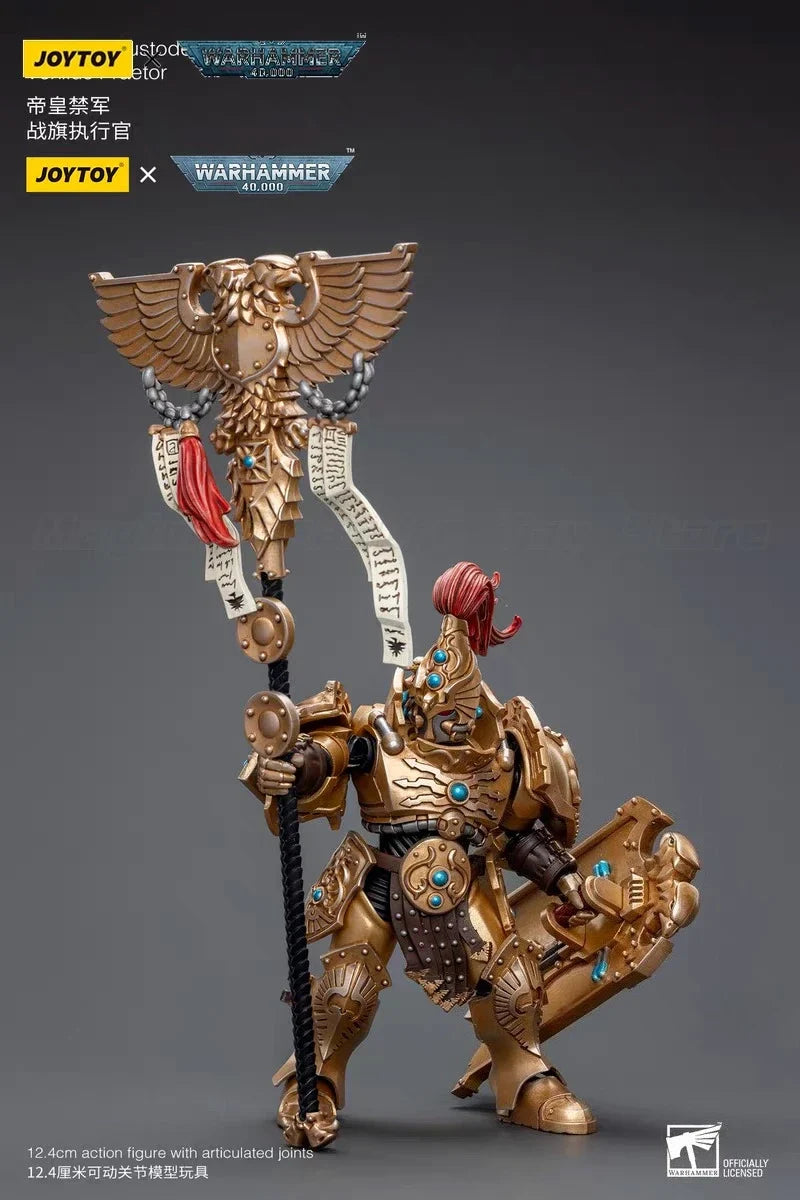 【In Stock】JOYTOY 1/18 Action Figure Warhammer 40K Adeptus Custodes Vexilus Praetor Toys