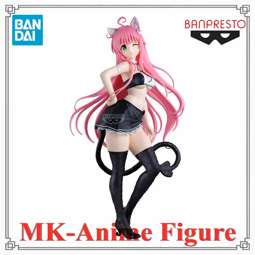 Original Bandai Banpresto Glitter & Glamours To Love-Ru Lala Satalin Deviluke Anime Action Figures  Model Toy Figurine PVC Toys