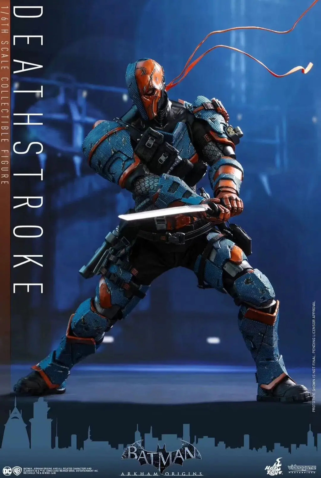 In Stock HT Arkham Batman HotToys 1:6 VGM30 DC Deathstroke Arkham Knight Figure Model Collectible Gift