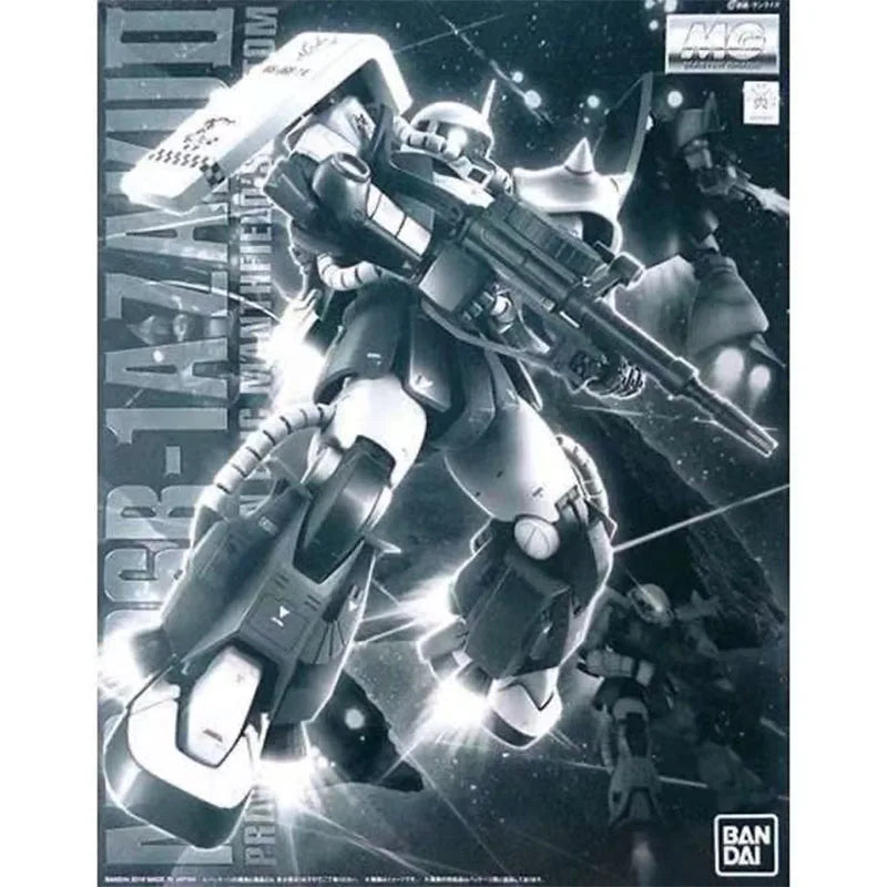 Bandai Original MG ZakuⅡ High Mobility Type MS-06R-1A 1/100 Action Figure Assembly Model Toys Gifts For Children GUNDAM